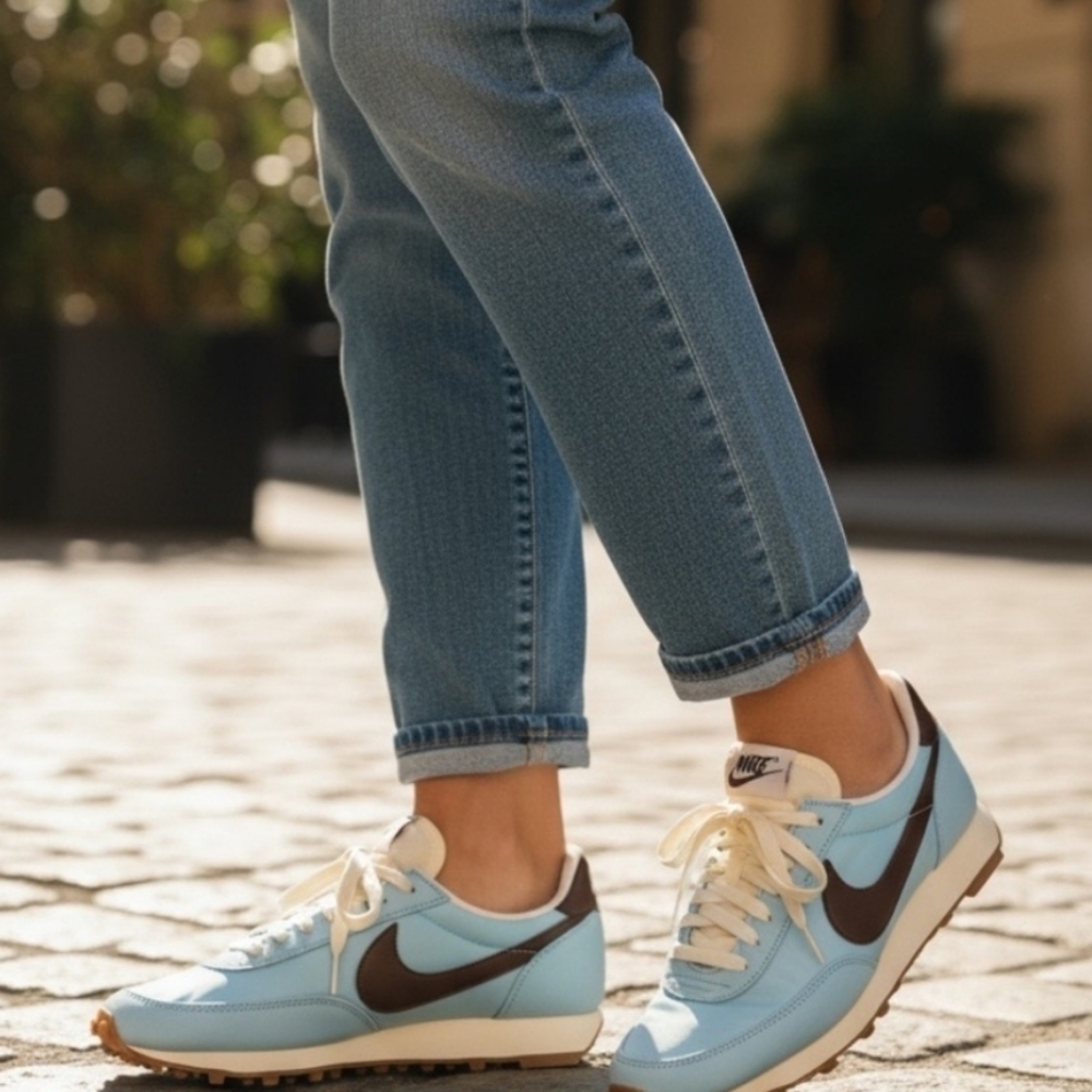Nike W LD-1000 Blue and Brown Women's Sneakers Shoes Size 9 - Picture 8 of 10